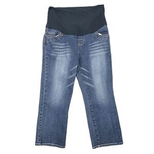 Thyme Maternity Cropped Denim Jeans Medium